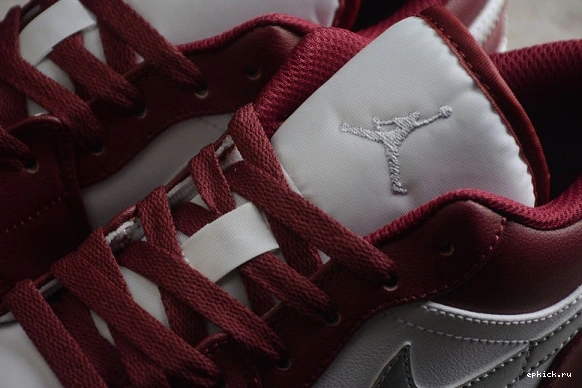 Rep EP Bordeaux 1 Low White 553558-615 553558-615 Jordan 0107